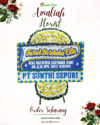 Papan Bunga Duka di Sepinggan