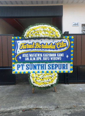 Papan Bunga Duka di Sepinggan