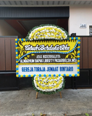 Papan Bunga Duka di Sepinggan