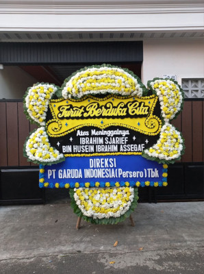 Papan Bunga Duka di Sepinggan